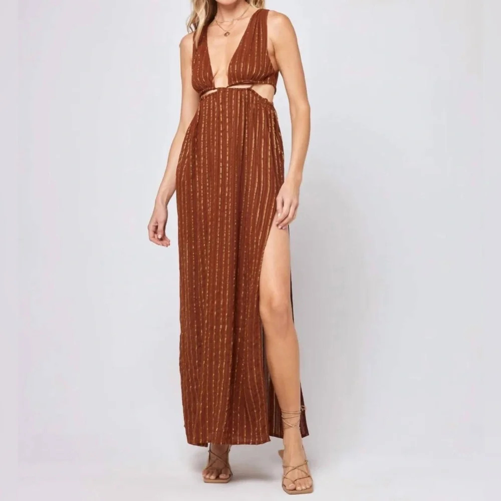 L*Space Rafael Cover-Up In Coffee NWOT XS